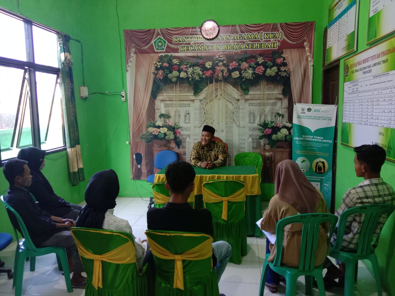 Kantor Urusan Agama (KUA) Braja Selebah kembali menggelar kegiatan Bimbingan Perkawinan (Binwin)