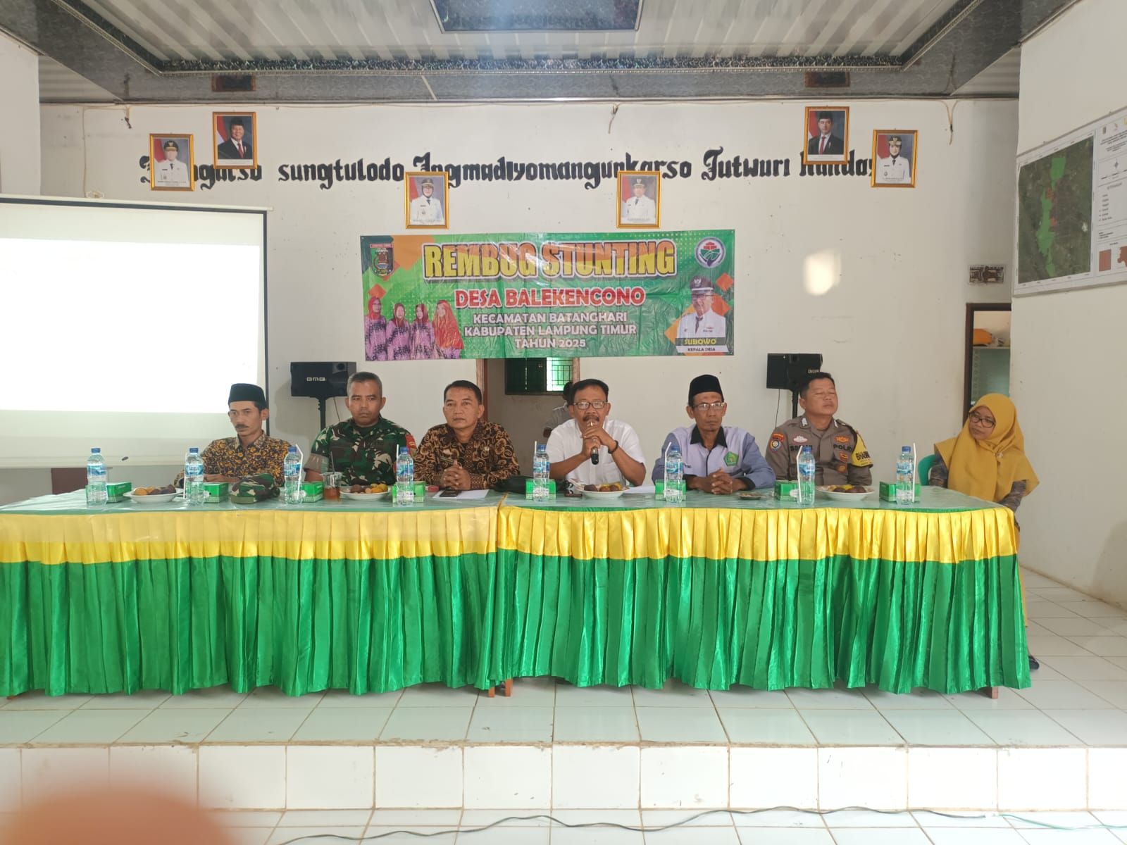 Sinergi Lintas Sektor, KUA Batanghari Hadiri Rembuk Stunting di Desa Balekencono