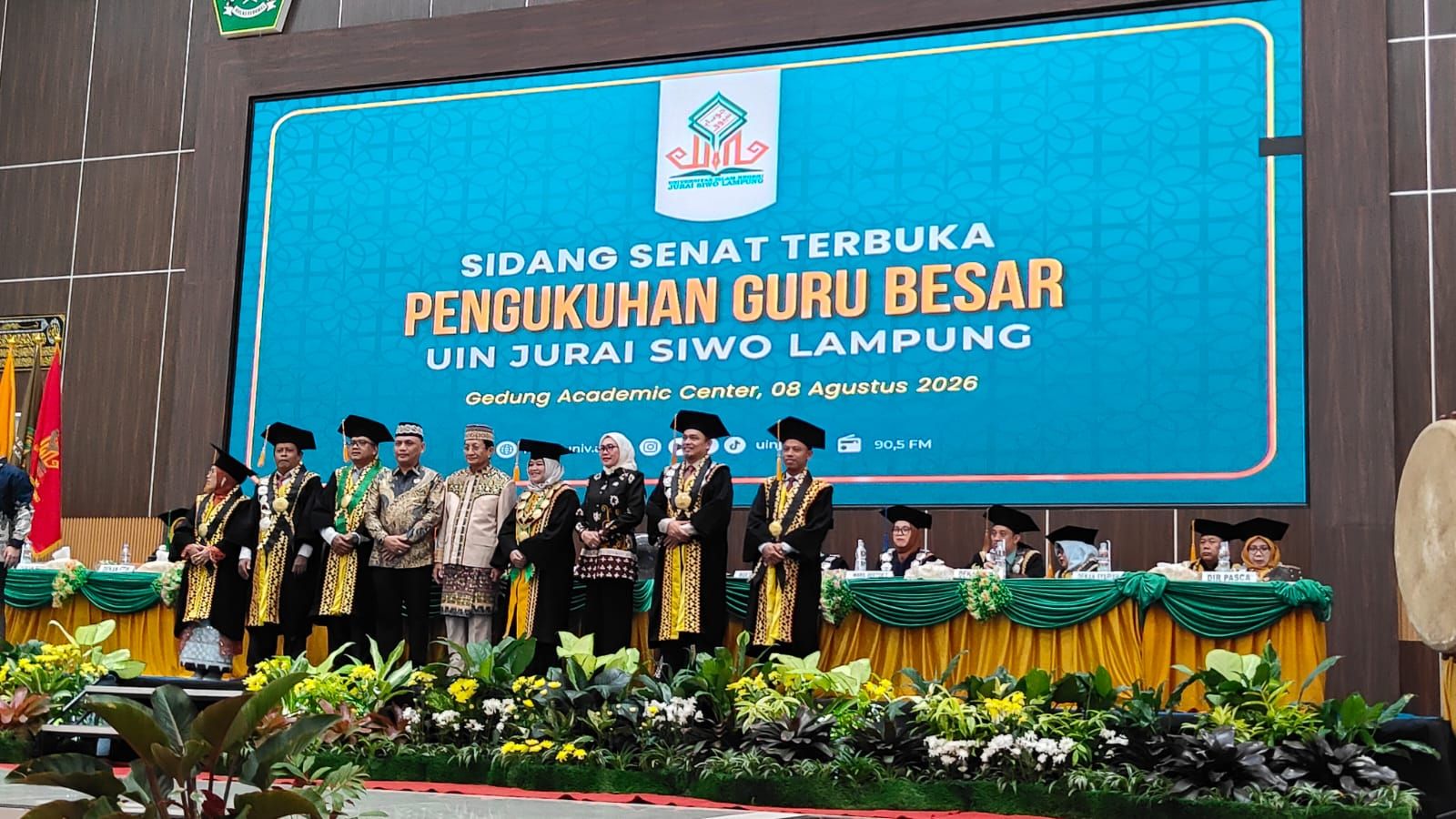 Kepala KUA Batanghari Hadiri Pengukuhan Guru Besar UIN Jurai Siwo Lampung