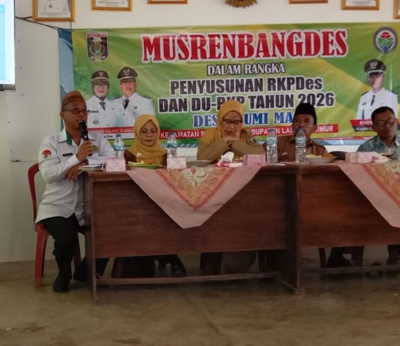KUA Batanghari Dorong Pemberdayaan Umat dan Ketahanan Keluarga di Musrenbangdes Bumi Mas