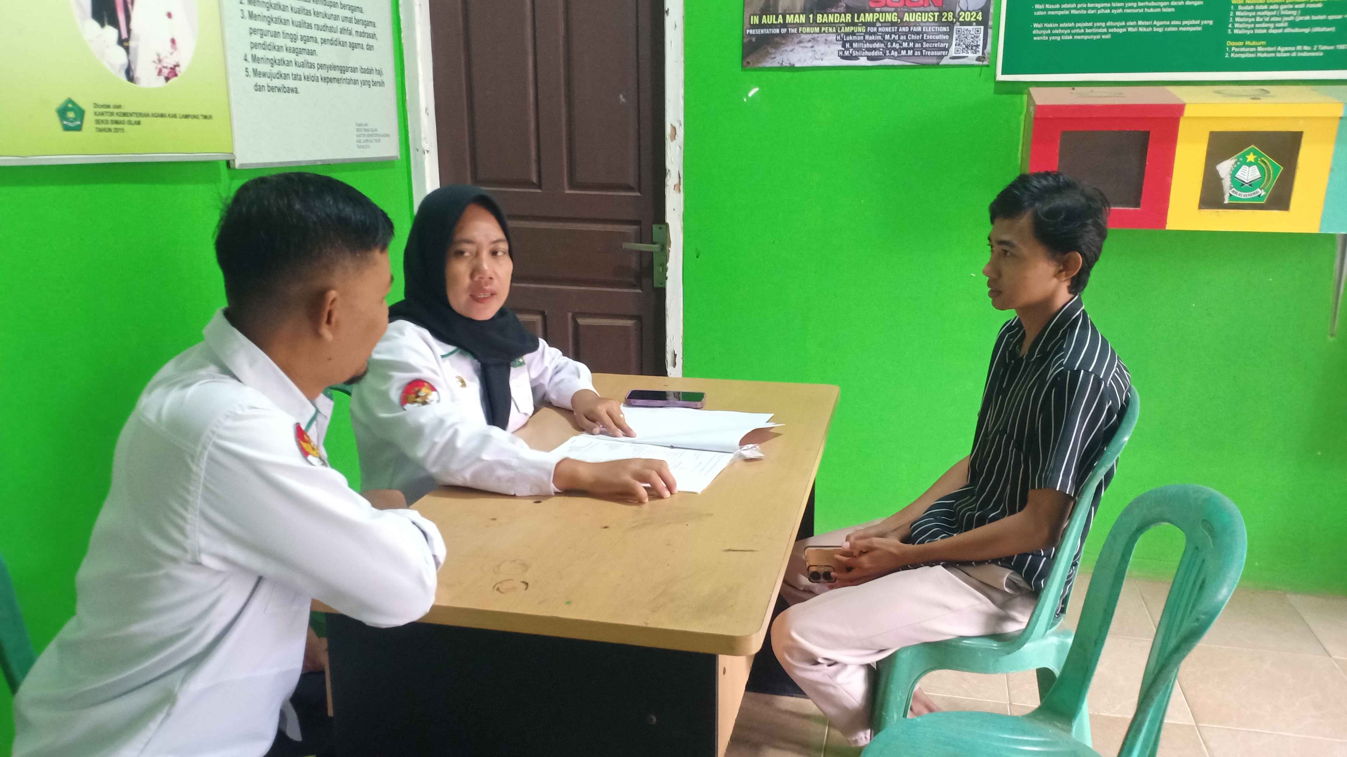 KUA Marga Sekampung Tingkatkan Pelayanan Konsultasi Pernikahan bagi Calon Pengantin