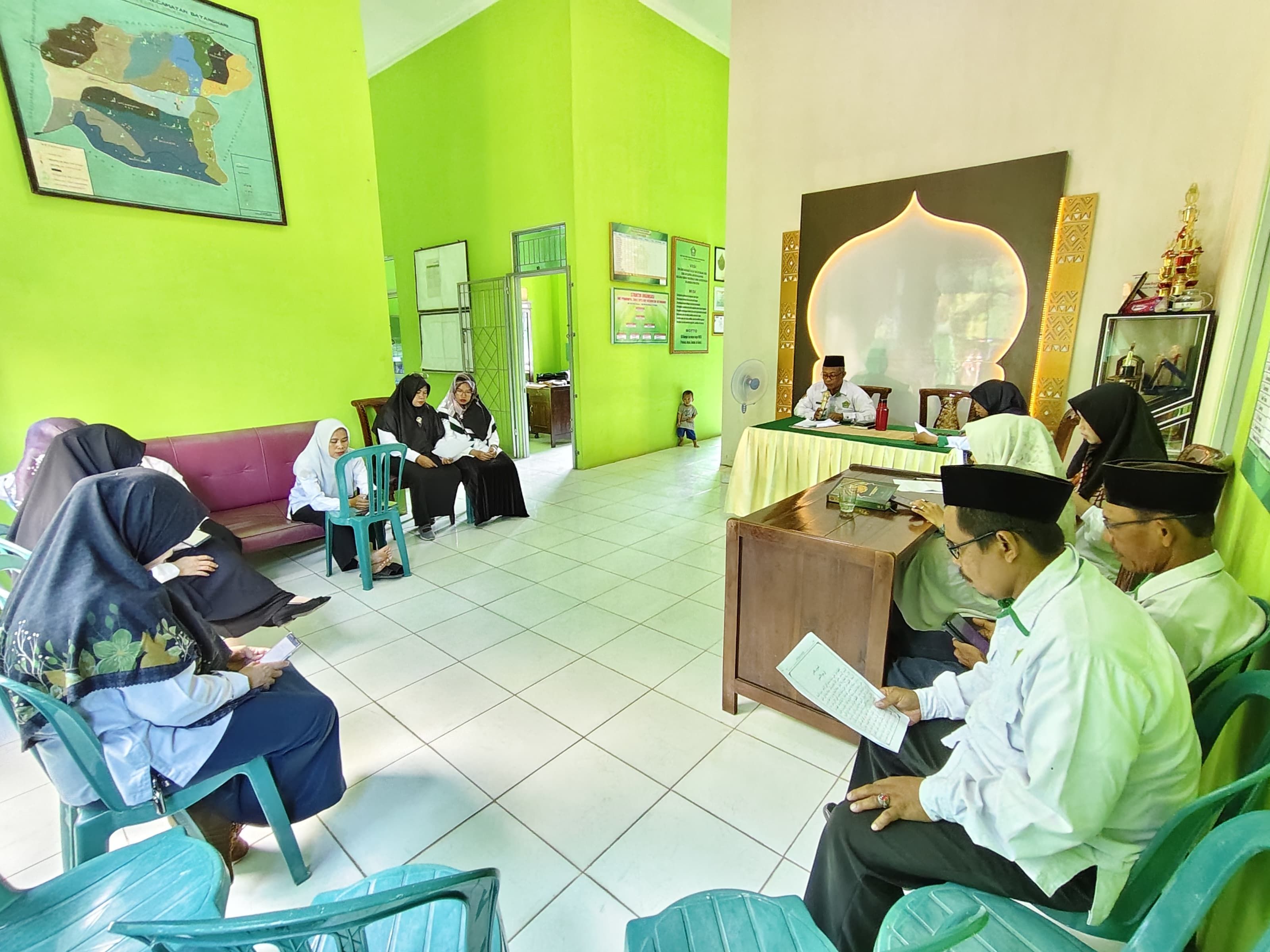 Puncak Gerakan Nasional, KUA Batanghari Gema Selawat Kebangsaan dan Khatamkan Dalail al-Khayrat
