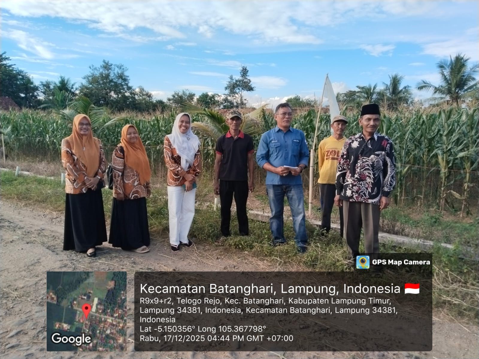Lindungi Aset Wakaf Umat, KUA Batanghari Ikut Verifikasi Lapangan Bersama BPN
