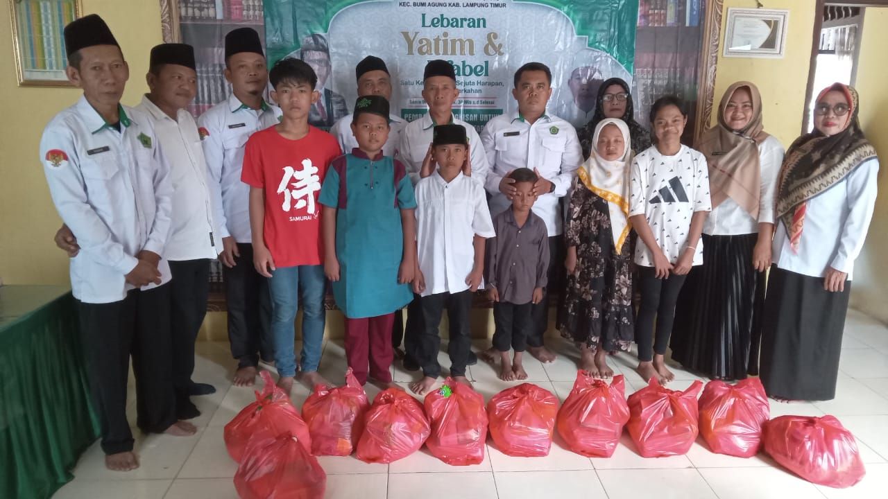 KUA Bumi Agung Gelar Lebaran Yatim dan Difabel dalam Rangka Damai Muharram