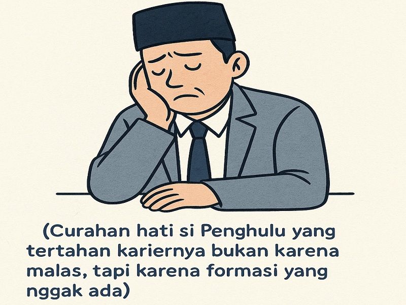 Di balik senyumnya ada harapan : “Semoga suatu saat, hak dan pengabdian bisa berjalan seimbang”